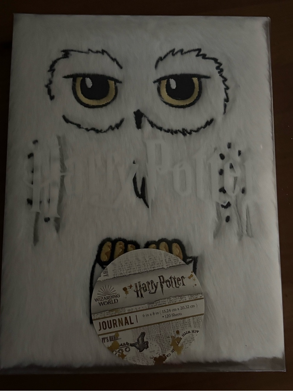Harry Potter Hedwig Faux Fur Journal